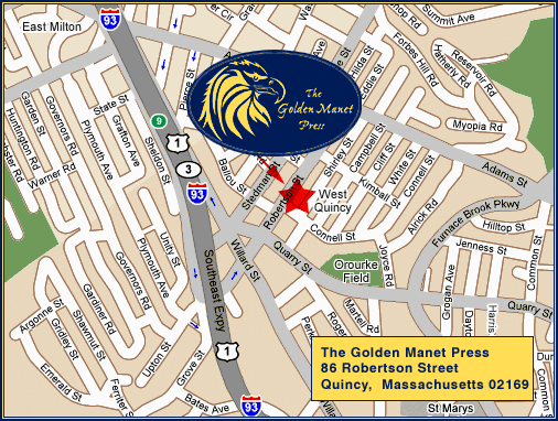 Map to the Golden Manet Press